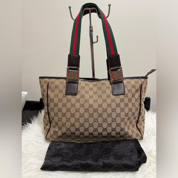 Authentic Gucci canvass tote - Picture 1 of 16
